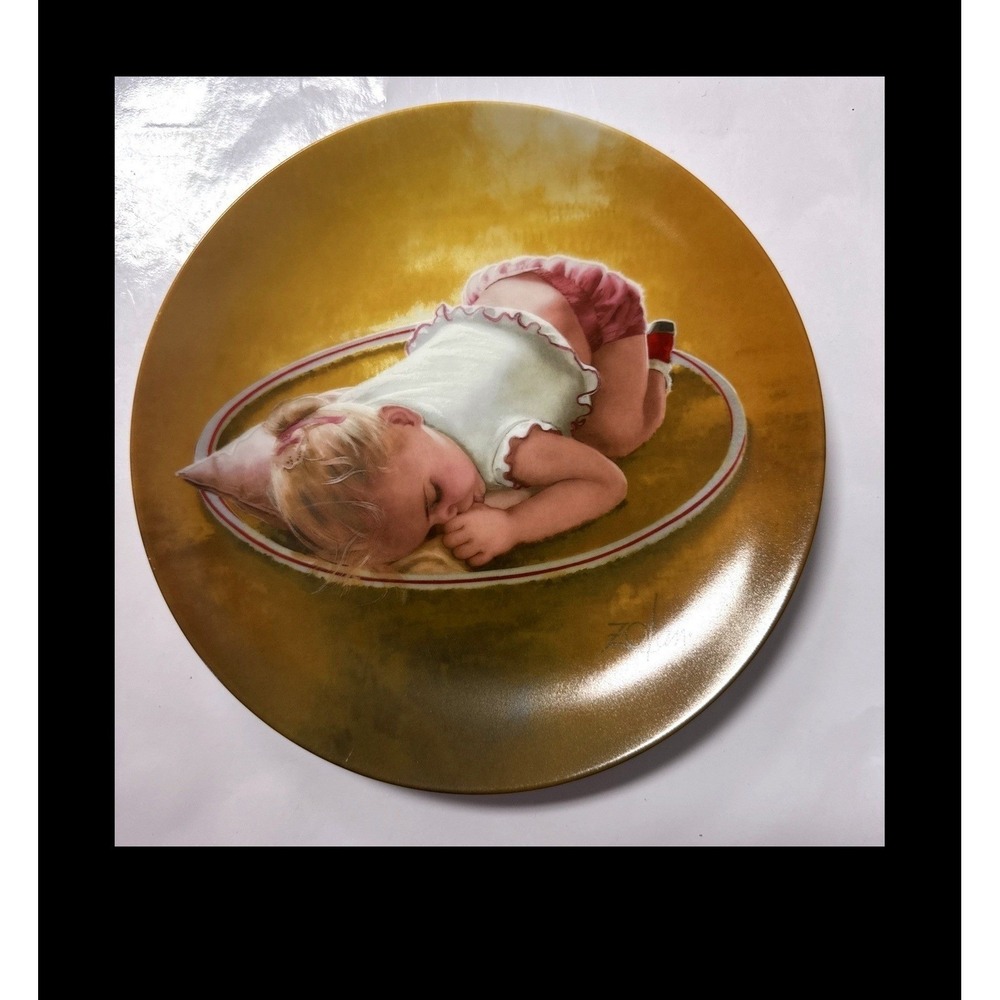 Donald Zolan Day Dreamer Pemberton & Oakes 10" Vintage Porcelain Collector Plate
